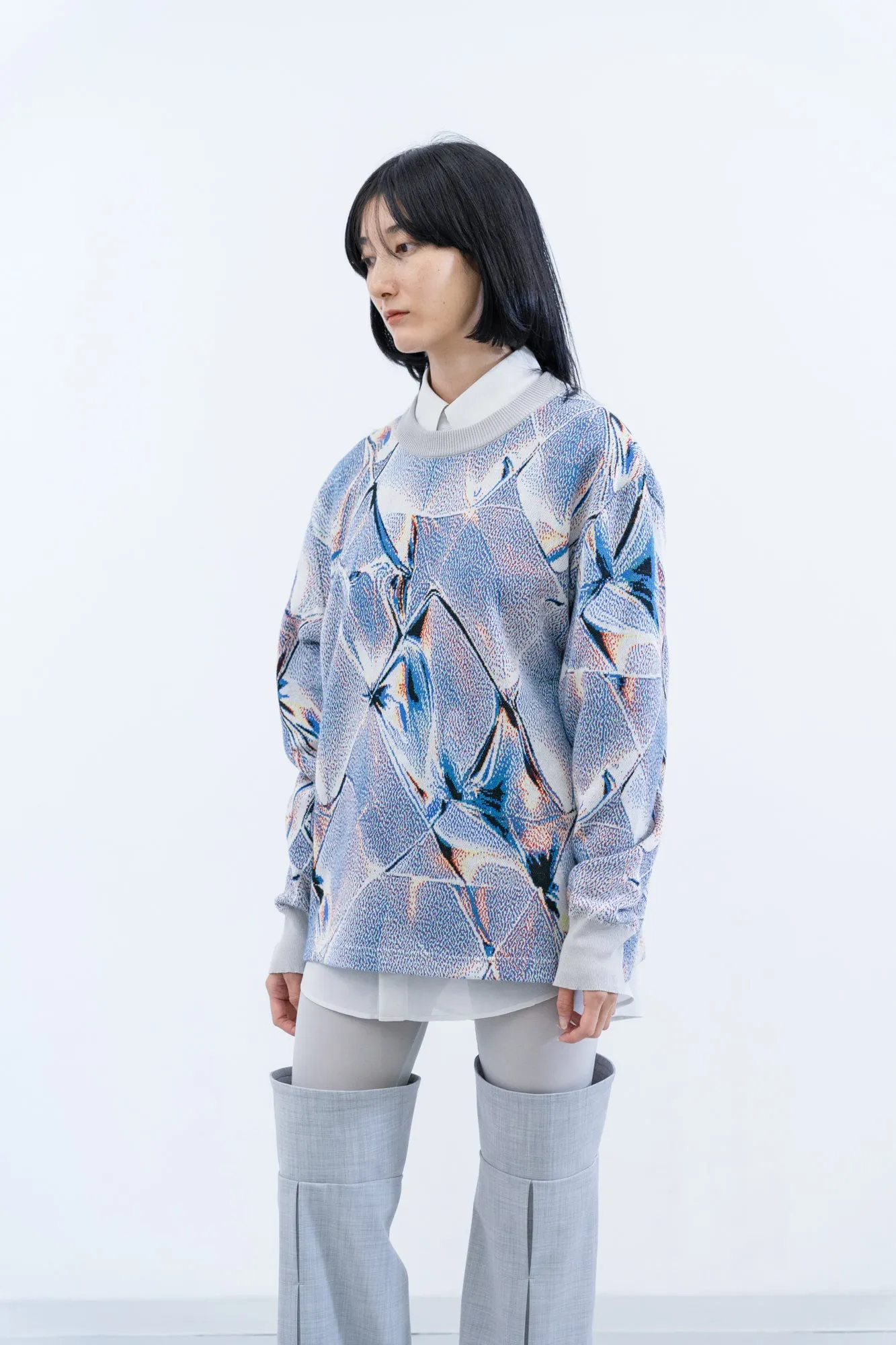 Winker Knit Sweater / light