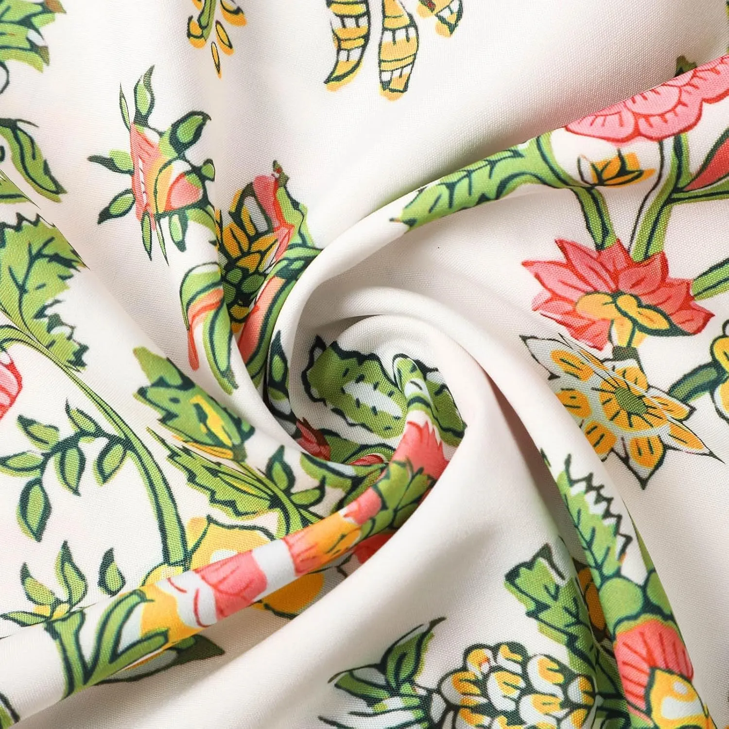 Women Floral Tie Shoulder Mini Dress Cute Square Neck Loose Fit Beach Short Dress Swing Backless Boho Vocation Sundress