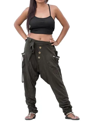 Women's Harem Loose Yoga Travel Lounge Pants with Pockets Casual Boho