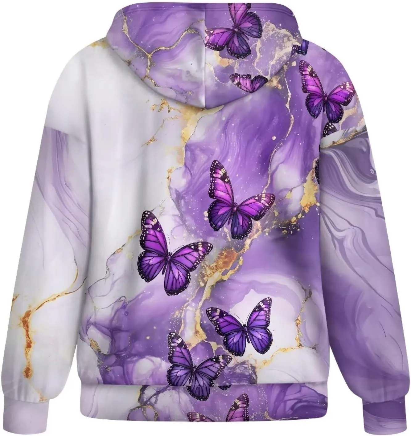 Womens Zip Up Hoodies Oversized Long Sleeve Sweatshirt Lightweight Fashion Y2K Hoodie Jacket with Pockets Size S-2XL