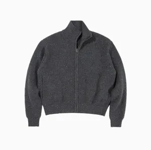 WOOL BLEND KNIT ZIP JACKET /   N4619