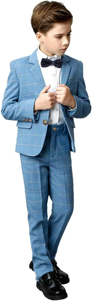 YuanLu Boys Suit Clothes for Wedding Ring Bearer Outfit Kids Suits Graduation Dress Boy Suit Set