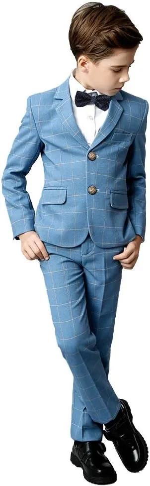 YuanLu Boys Suit Clothes for Wedding Ring Bearer Outfit Kids Suits Graduation Dress Boy Suit Set